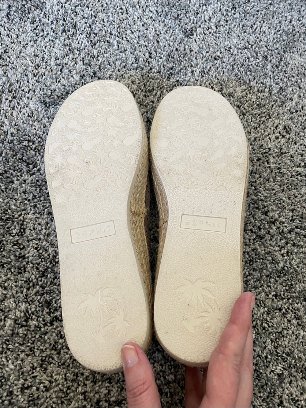 Espirit Nadine Taupe Espadrilles 9 - Picture 7 of 8
